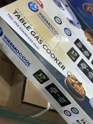 Reliable Thermocool Table Top Gas Cooker Stainless Duo | 2hob(Tgc-2sa)