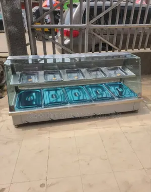 Industrial Local Food Warmer Display Machine (10 Plate)