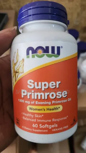 Now Super Primrose(Evening Primrose Oil) 1300mg-60softgel