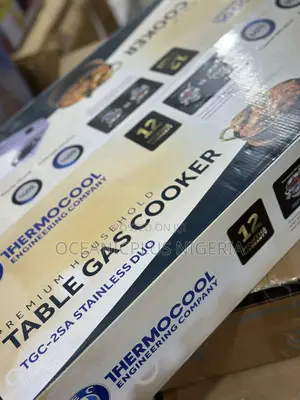 Durable Thermocool Table Top Gas Cooker Stainless Duo | 2hob (Tgc-2sa)