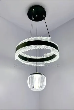 Bedroom Pendant Lamp Postmodern Minimalist Hollow Out Art Lamp Crystal