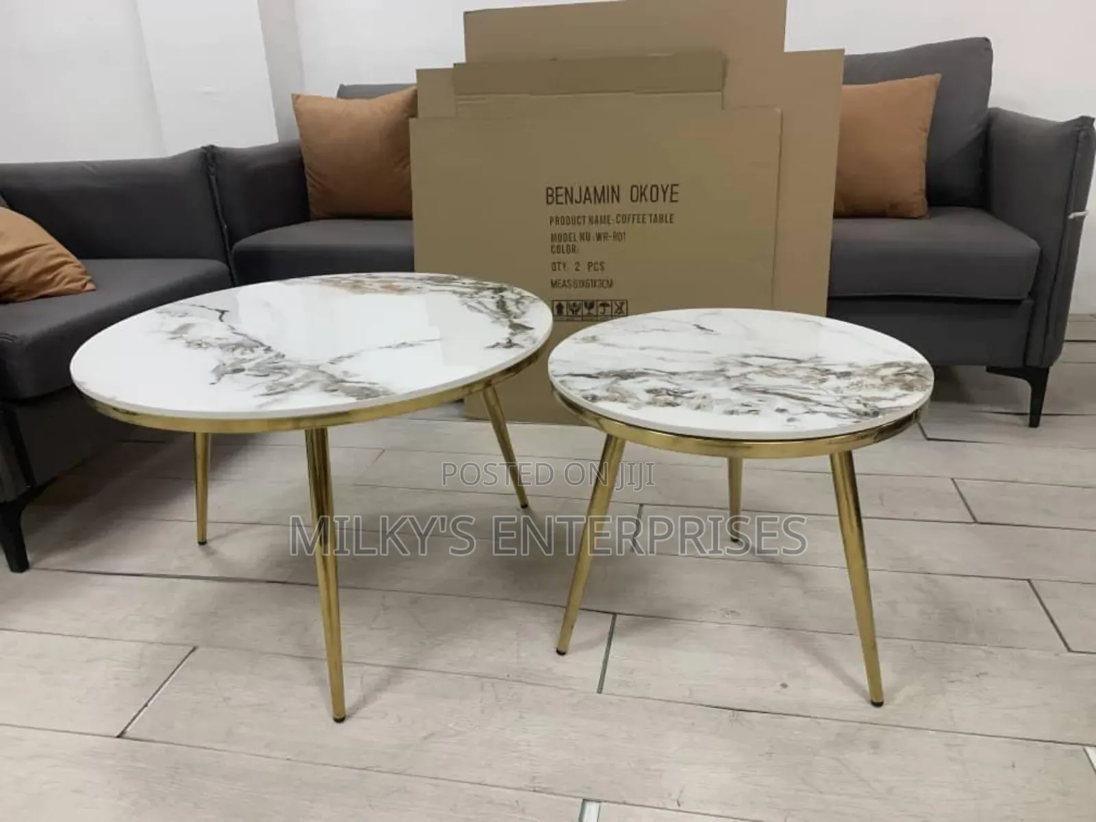 Portable Adjustable 2 in 1 Center Table
