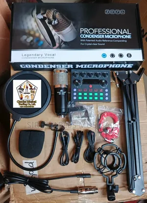 High Quality King's-Audio Bm-800 Condenser Mic With V8s Sound Card