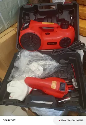 Electric Hydraulic Car Jack Kit. 
This Kit Typically Includes