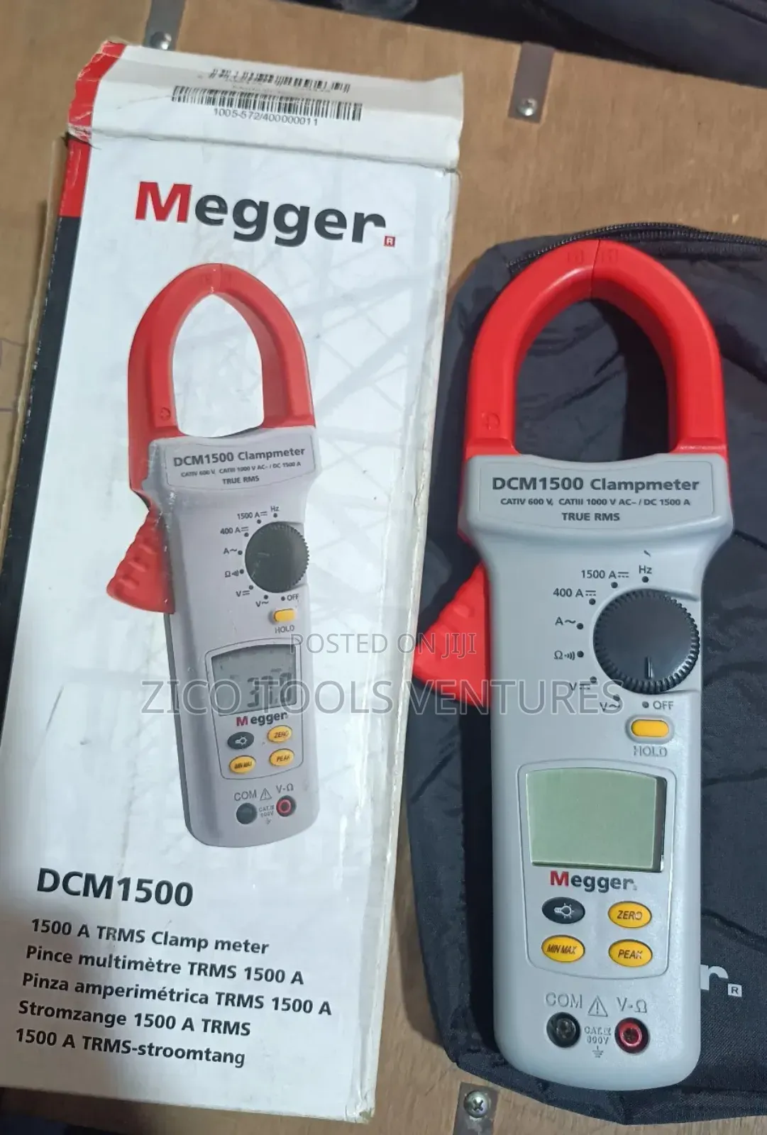 Megger Clamp Meter Dcm1500a TRMS