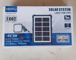 Hepu Solar System 1600mah With 1 Led Bulb