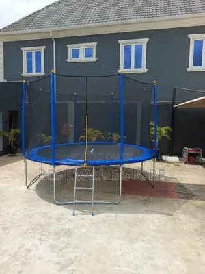 10ft Trampoline With Enclosure and Ladder 10ft Trampoline