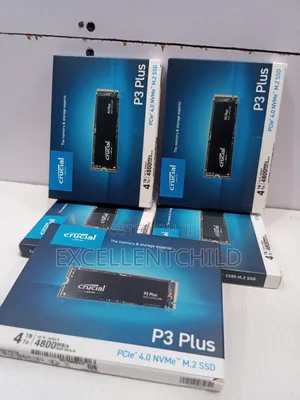 Crucial 4tb P3 Plus 4.0 Nvme M.2 2280 Ssd Up To 4,800mb/S