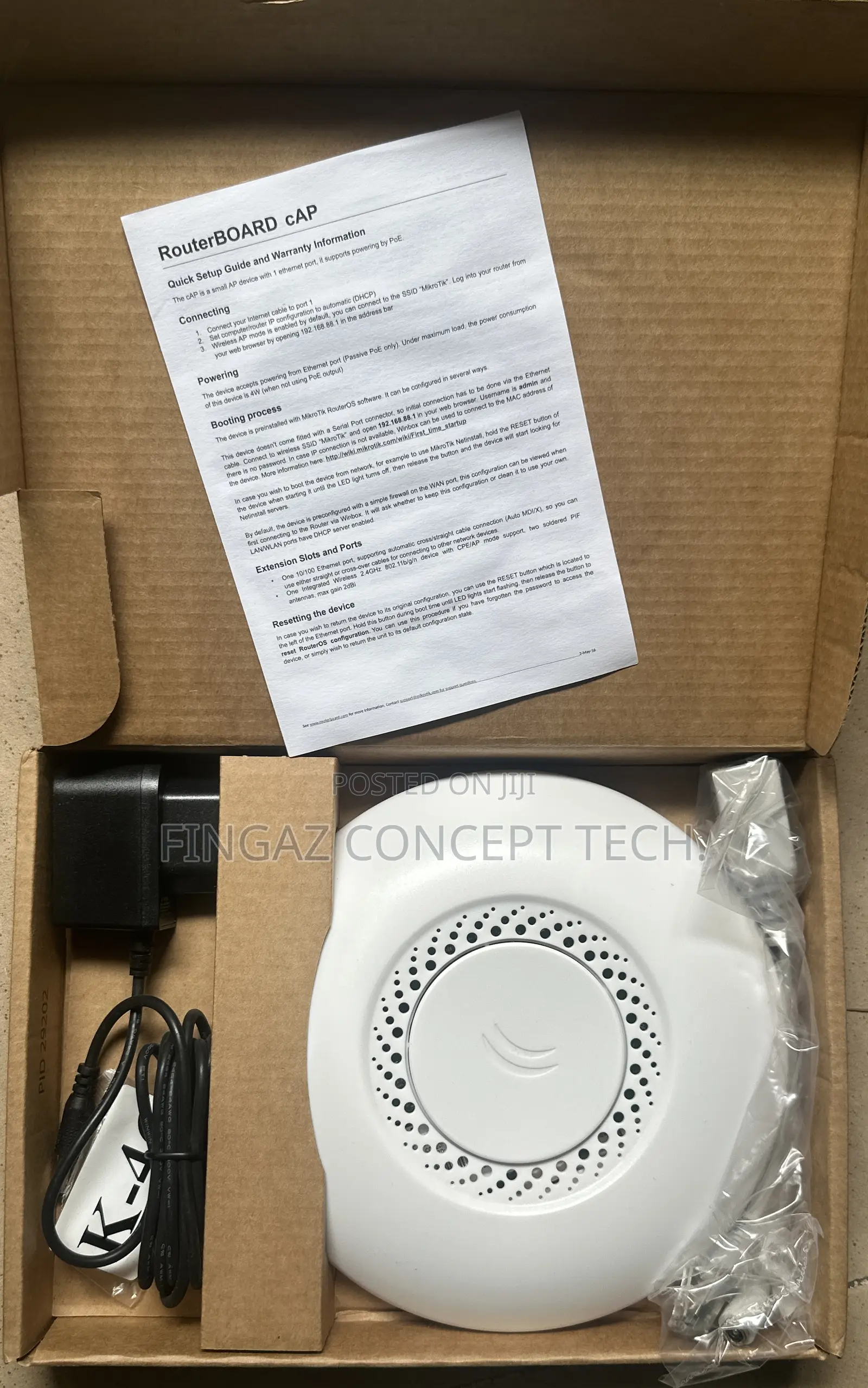 Mikrotik Router Board Cap Rbcap2nd