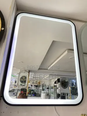80/60cm Led Mirror Black Frame