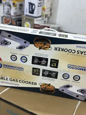Prime Heat Thermocool Table Top Gas Cooker Duo | 2hob (Tgc-2sa)