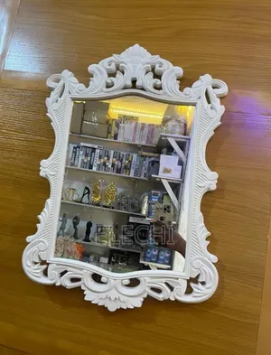 White Frame Decorating Mirror