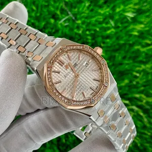 Original Audemars Piguet Iced Two-Tone Stainless Steel, Quartz Watch