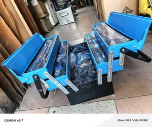 168pc Mechanical Tool Set With Metal Box,