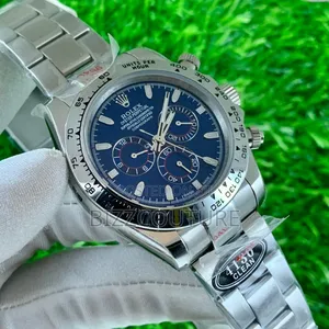 Original Rolex Silver Stainless Steel Chronograph Quartz Watch