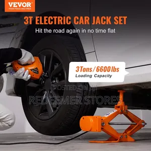 3 Tons /12v Electric Scissor Jack With Electric Impact Wrench