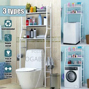 Over the Sink Toilet Rack 3-Layer