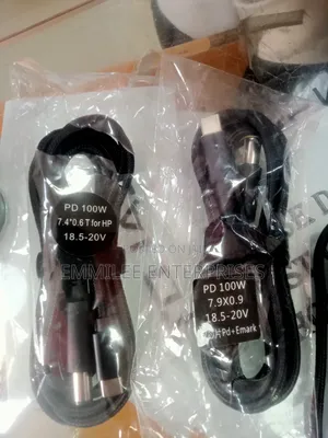 Hp Laptop Type C Charger Cable 100watts