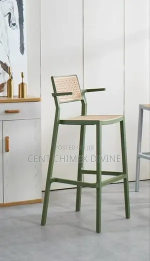 Modern Green Colored Bar Stools