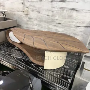 Leaf Shaped Foreign Wood Center Table (Imported)