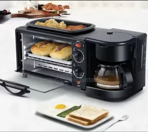 Silver Crest 3 in 1 Breakfast Maker - Oven, Grill, Coffee Maker