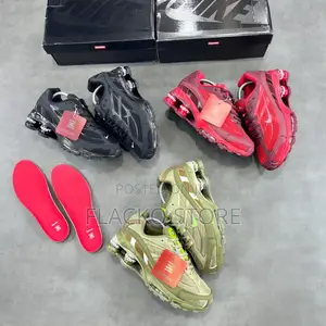 Original Supreme X Nike Air Max Shox Ride 2 Sneakers