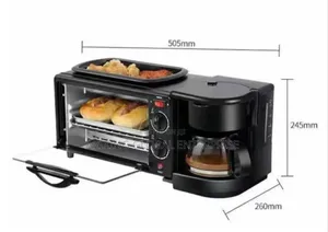 3 in 1 Breakfast Maker Silver Crest