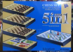 5 in 1 Board Game Set
