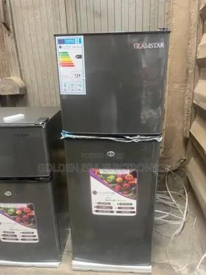 Glamstar Double Door Fridge 140litrs