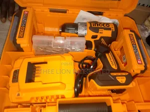 Ingco 20v Cordless Brushless Impact Drill Kit