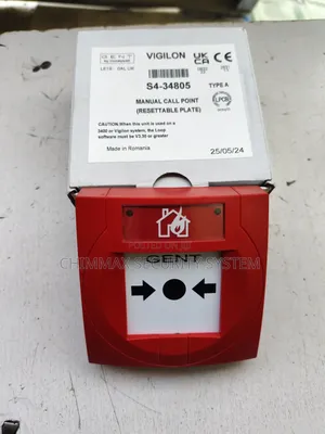 Gent S4-34845 Resettable Manual Call Point With Protective Cover