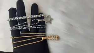 3 in 1 Combo Silver and Gold Necklace and Bangle