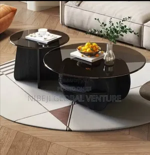 2in1 Tampered Glass Center Table