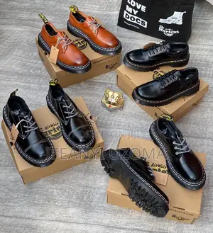Dr Martens Black and Brown Lace Up Shoe