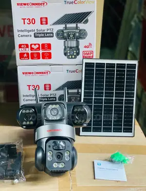 3 Lenses Quality T30 Intelligent Solar PTZ Camer
