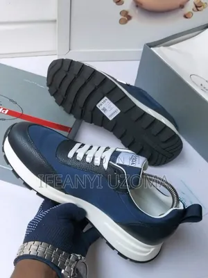 Prada Milano Blue Color High Quality Sneakers