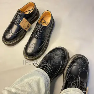 Dr Martens With Brus Designs Black Lace Up Shoe