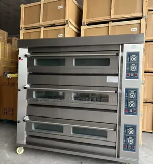 Oven 3 Deck 9 Tray
Best Quality Commercial Bakery Oven