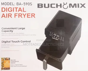 Buchymix 9l Large Capacity Digital Multipurpose Healthy Air Fryer
