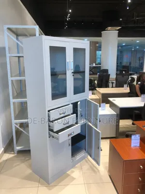 Double Door Cabinet With Safe