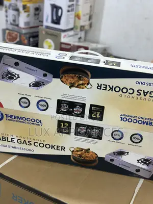 Thermocool Flamepro 2-Burner Gas Cooker in Stainless Steel