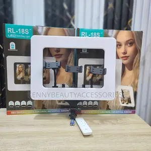 Rl -18 Led Ring Light With Remote Phone Holders