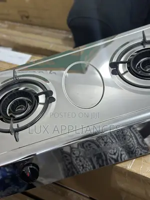 Thermocool Flame on 2-Burner Gas Cooker in Stainless Steel