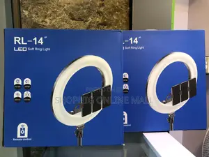 14 Inches Ringlight With (3 Phone Holder and Remote Control)