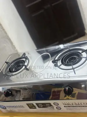 Thermocool Heat Quick 2-Burner Gas Cooker in Stainless Steel