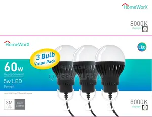Homeworx Dc 5v Usb Led Light Bulbs With Stand and 3 Bulbs Value Pack