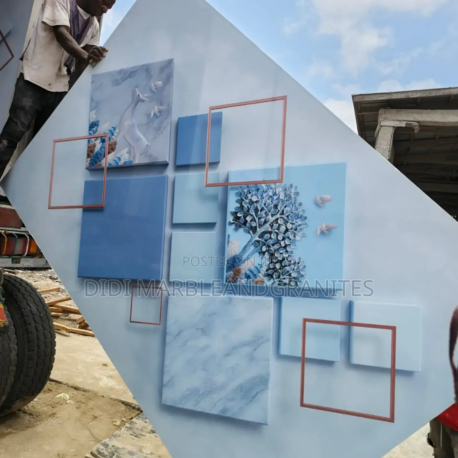 Seadove Blue Quartz for Counter Top