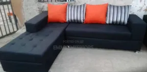 L Shaped Fabric Sofa It's Available Good Material