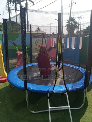 8ft Trampoline (Big Size) With Enclosure and Ladder 8feet