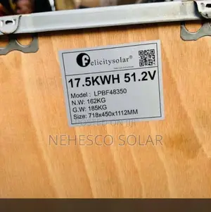 17.5kwh Felicity Lithium Battery With 5 Years Warranty